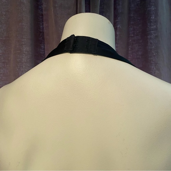 Marciano black sequin halter mini dress size medium - Picture 5 of 12